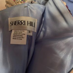 Sherri Hill periwinkle  size 4 bodice cocktail dress